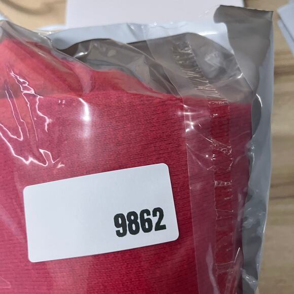 Eddie Bauer Cardigan Sweater Womens XL Red Wool Blend Button Front Vintage 90s - Picture 7 of 7